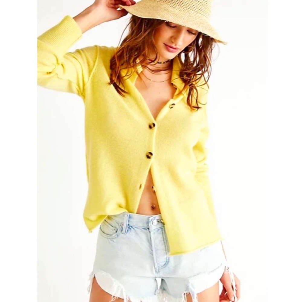 2/$85 Mix/Match Cashmere Free People Paloma Cardigan Sweater Small